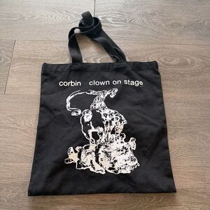 CORBIN (Spooky Black) Black Tote Bag